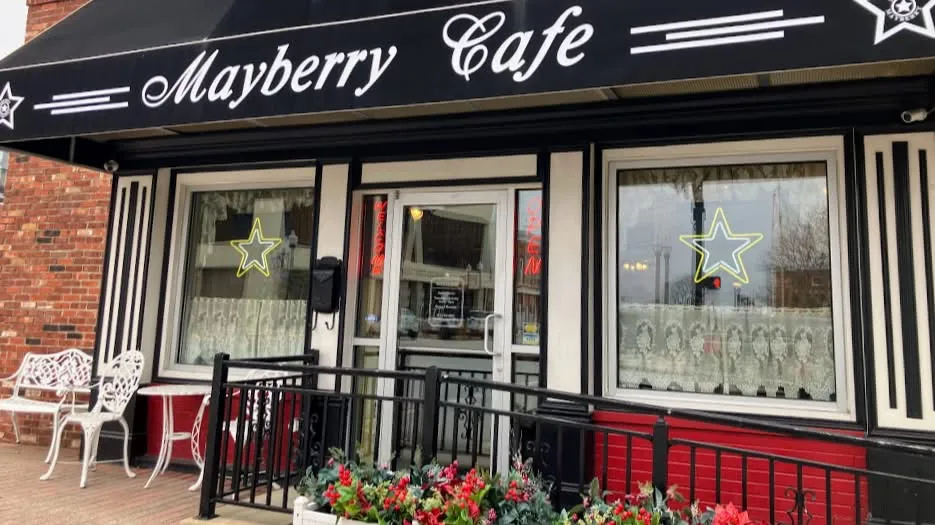 Mayberry Cafe entrance